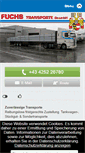 Mobile Screenshot of fuchstrans.at